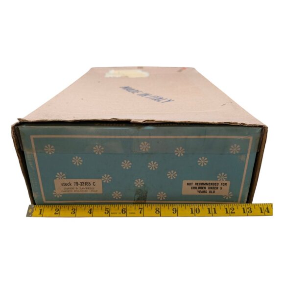 Vtg Zanini Zambelli Doll 17" Vinyl Red Velvet Dress Curly Brunette w/ Box ITALY - Picture 16 of 16